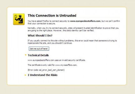 Certificados SSL untrusted