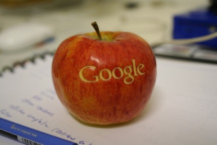 Google en una manzana