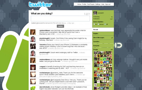 Web de Twitter