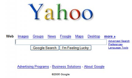 Yahoo y Google